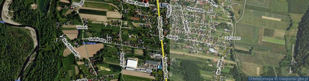 Zdjęcie satelitarne Króla Kazimierza Wielkiego ul.